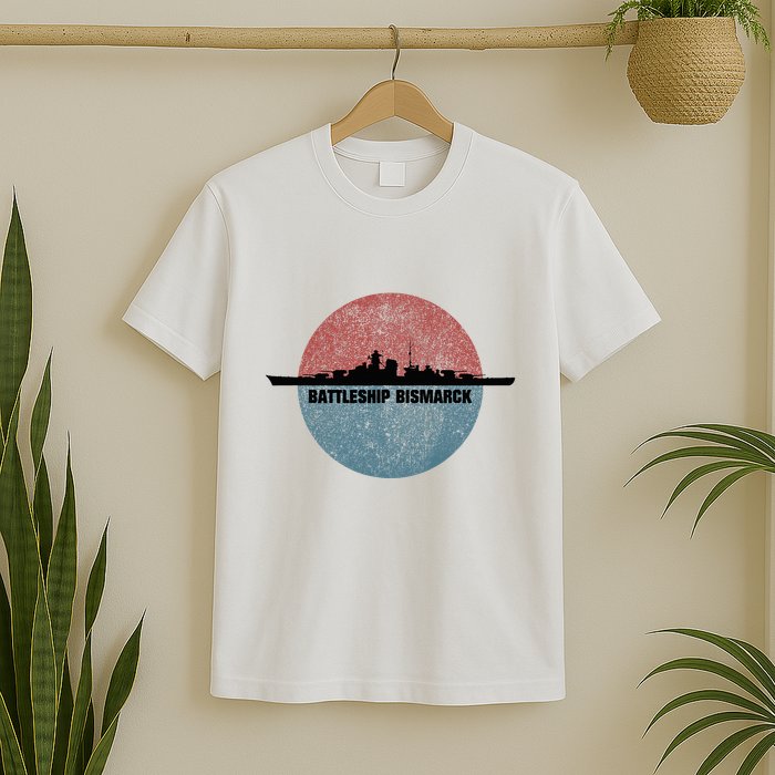 German Battleship Bismarck Ww2 Ship T-Shirt