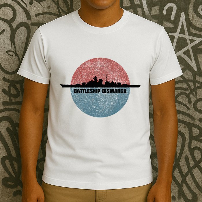 German Battleship Bismarck Ww2 Ship T-Shirt