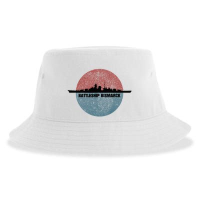 German Battleship Bismarck Ww2 Ship Sustainable Bucket Hat