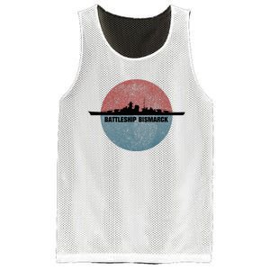 German Battleship Bismarck Ww2 Ship Mesh Reversible Basketball Jersey Tank