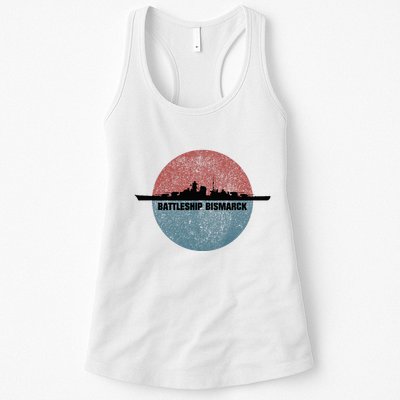 German Battleship Bismarck Ww2 Ship Womens Tank Top