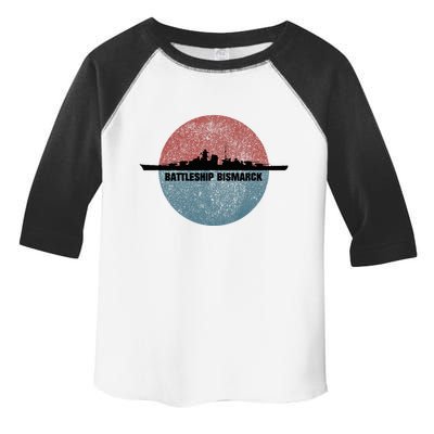 German Battleship Bismarck Ww2 Ship Toddler Fine Jersey T-Shirt