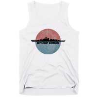 German Battleship Bismarck Ww2 Ship Tank Top