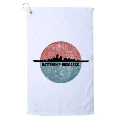 German Battleship Bismarck Ww2 Ship Golf Towel