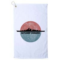 German Battleship Bismarck Ww2 Ship Golf Towel