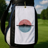 German Battleship Bismarck Ww2 Ship Golf Towel
