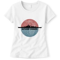 German Battleship Bismarck Ww2 Ship Womens T-Shirt