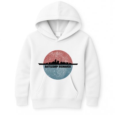 German Battleship Bismarck Ww2 Ship Kids Hoodie
