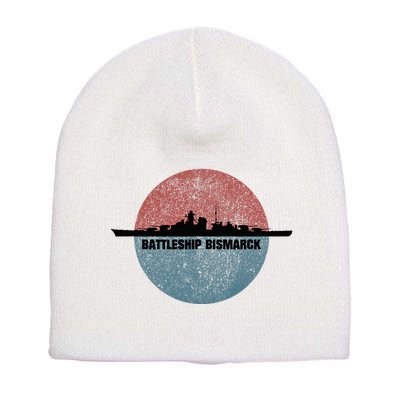 German Battleship Bismarck Ww2 Ship Short Acrylic Beanie