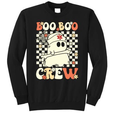 Groovy Boo Boo Crew Nurse Ghost Paramedic Emt Ems Halloween Sweatshirt