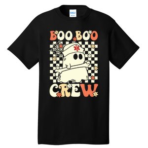 Groovy Boo Boo Crew Nurse Ghost Paramedic Emt Ems Halloween Tall T-Shirt