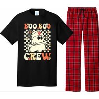 Groovy Boo Boo Crew Nurse Ghost Paramedic Emt Ems Halloween Pajama Set