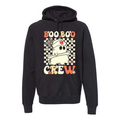 Groovy Boo Boo Crew Nurse Ghost Paramedic Emt Ems Halloween Premium Hoodie