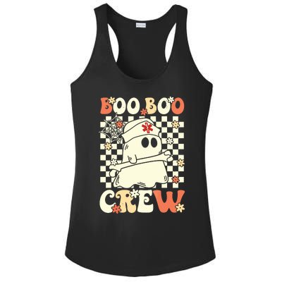 Groovy Boo Boo Crew Nurse Ghost Paramedic Emt Ems Halloween Ladies PosiCharge Competitor Racerback Tank