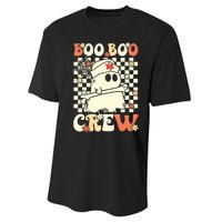 Groovy Boo Boo Crew Nurse Ghost Paramedic Emt Ems Halloween Performance Sprint T-Shirt