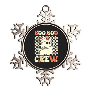 Groovy Boo Boo Crew Nurse Ghost Paramedic Emt Ems Halloween Metallic Star Ornament