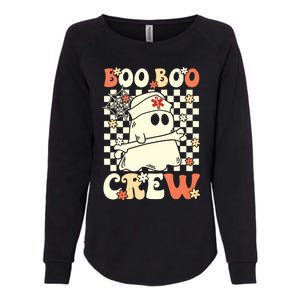 Groovy Boo Boo Crew Nurse Ghost Paramedic Emt Ems Halloween Womens California Wash Sweatshirt