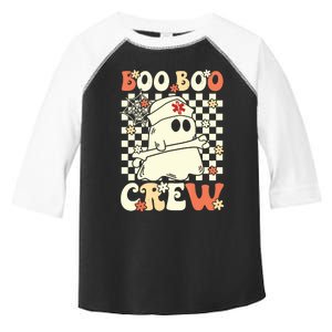 Groovy Boo Boo Crew Nurse Ghost Paramedic Emt Ems Halloween Toddler Fine Jersey T-Shirt