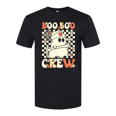 Groovy Boo Boo Crew Nurse Ghost Paramedic Emt Ems Halloween Softstyle CVC T-Shirt