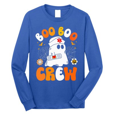 Groovy Boo Boo Crew Nurse Funny Ghost Halloween Nurse Long Sleeve Shirt