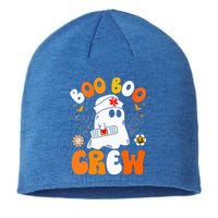 Groovy Boo Boo Crew Nurse Funny Ghost Halloween Nurse Sustainable Beanie