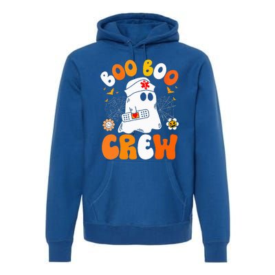 Groovy Boo Boo Crew Nurse Funny Ghost Halloween Nurse Premium Hoodie