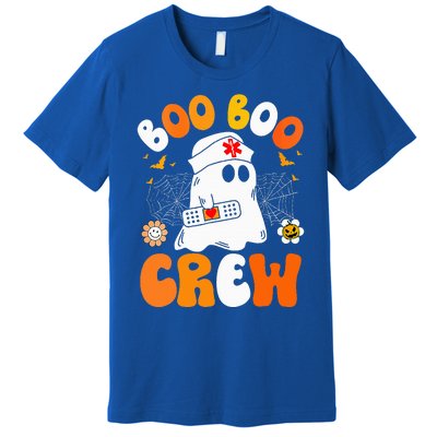 Groovy Boo Boo Crew Nurse Funny Ghost Halloween Nurse Premium T-Shirt