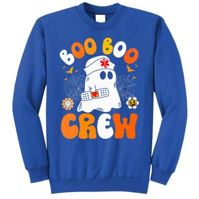 Groovy Boo Boo Crew Nurse Funny Ghost Halloween Nurse Tall Sweatshirt