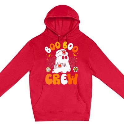 Groovy Boo Boo Crew Nurse Funny Ghost Halloween Nurse Premium Pullover Hoodie