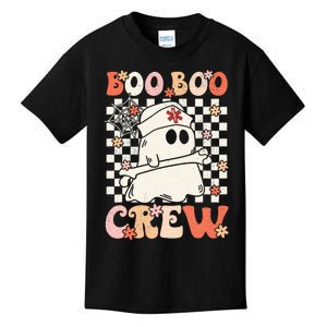 Groovy Boo Boo Crew Nurse Ghost Paramedic EMT EMS Halloween Kids T-Shirt