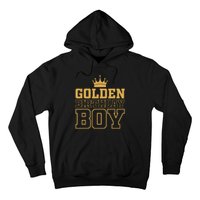 Golden Birthday Boy Birthday Party Decoration Bday Hoodie