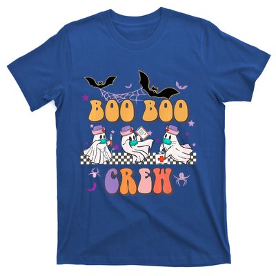 Groovy Boo Boo Crew Nurse Halloween Ghost Spooky Season Gift T-Shirt