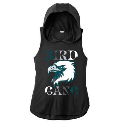 Go Birds Bird Gang It's A Philly Thing Philadelphia Ladies PosiCharge Tri-Blend Wicking Draft Hoodie Tank