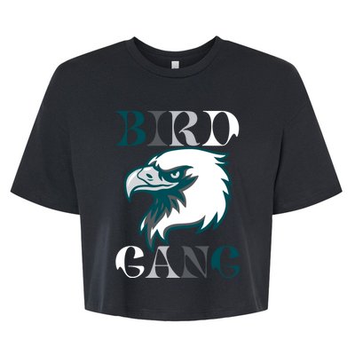 Go Birds Bird Gang It's A Philly Thing Philadelphia Bella+Canvas Jersey Crop Tee