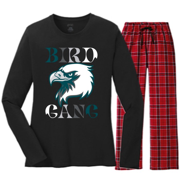 Go Birds Bird Gang It's A Philly Thing Philadelphia Women's Long Sleeve Flannel Pajama Set 