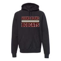 Grand Blanc Bobcats Horizontal Stripes Premium Hoodie