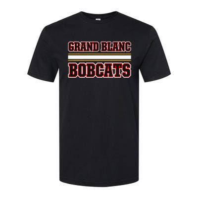 Grand Blanc Bobcats Horizontal Stripes Softstyle CVC T-Shirt