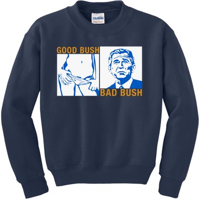 Good Bush Bad Bush Kids Sweatshirt