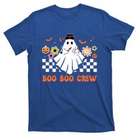 Groovy Boo Boo Crew Nurse Ghost Scrub Top Halloween Costume Gift T-Shirt