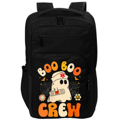 Groovy Boo Boo Crew Nurse Funny Ghost Halloween Nurse Impact Tech Backpack