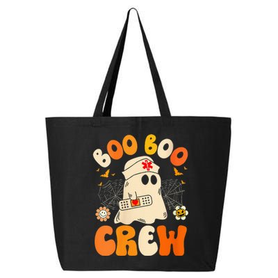 Groovy Boo Boo Crew Nurse Funny Ghost Halloween Nurse 25L Jumbo Tote