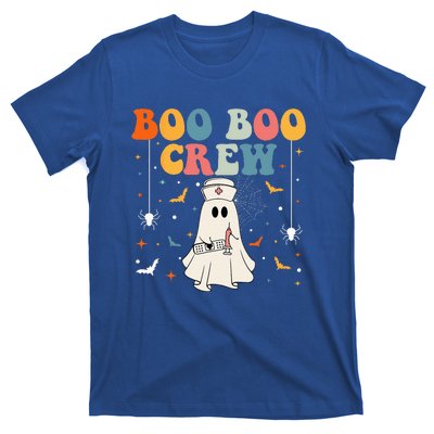 Groovy Boo Boo Crew For CNA ER RN LPN Funny Halloween Nurse T-Shirt