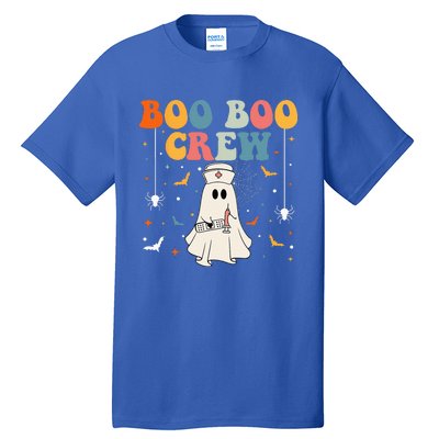 Groovy Boo Boo Crew For CNA ER RN LPN Funny Halloween Nurse Tall T-Shirt