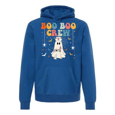 Groovy Boo Boo Crew For CNA ER RN LPN Funny Halloween Nurse Premium Hoodie