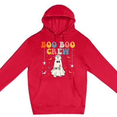 Groovy Boo Boo Crew For CNA ER RN LPN Funny Halloween Nurse Premium Pullover Hoodie