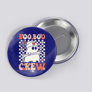 Groovy Boo Boo Crew Nurse Ghost Paramedic EMT EMS Halloween Button