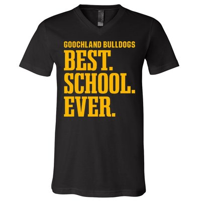 Goochland Bulldogs Best Ever Hs V-Neck T-Shirt