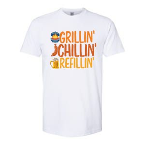 Grill Bbq Beer Ing Griller Grillmaster Funny Barbecue Gift Softstyle® CVC T-Shirt