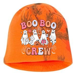 Groovy Boo Boo Crew Nurse Funny Ghost Women Halloween Nurse Kati - Camo Knit Beanie