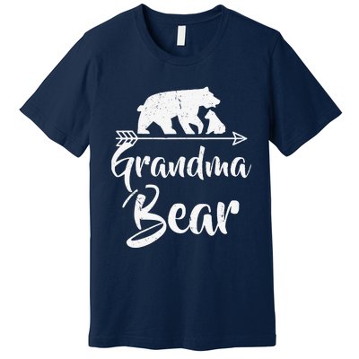 Grandma Bear Best Gift Mothers Fathers Day Premium T-Shirt